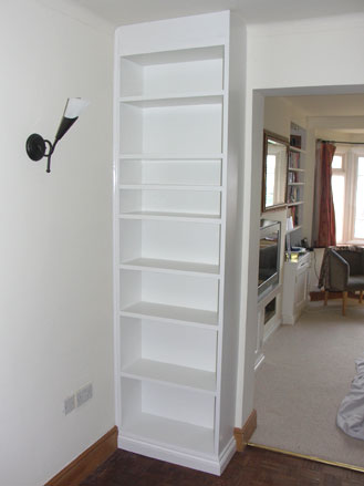 fitted bookcase